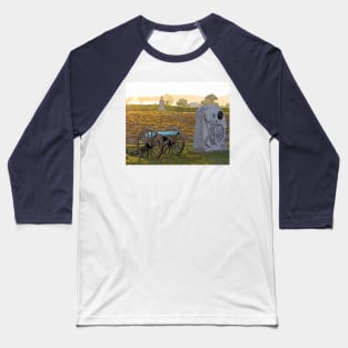 Gettysburg Battlefield Peach Orchard Area - No Lettering Baseball T-Shirt